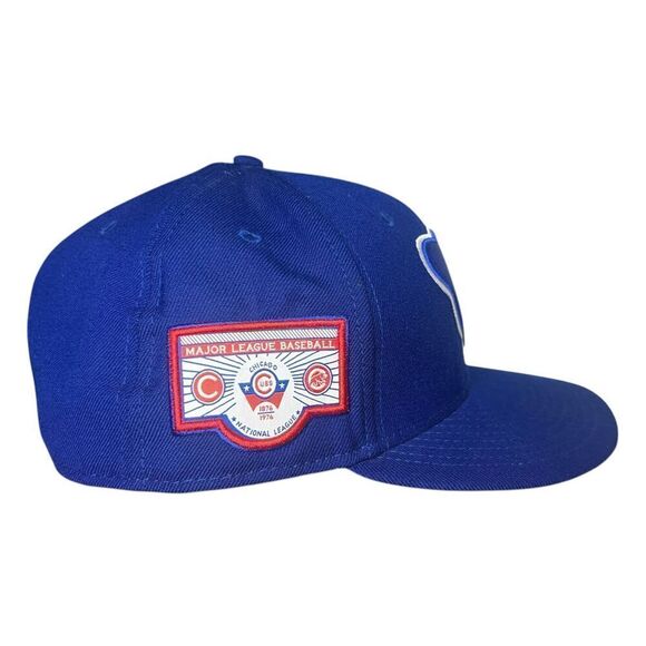 New Era Men’s 8 Chicago Cubs Fitted Hat MLB Patch Fan Apparel Baseball Cap - Picture 6 of 8